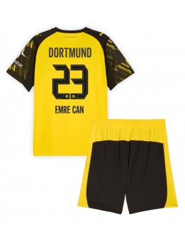 Borussia Dortmund Emre Can #23 Dječji Domaci Dres kompleti 2025-26 Kratak Rukavima (+ kratke hlače)